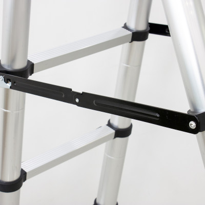 Thang nhôm rút chữ A SUMIKA SK500D NEW - Chữ A cao 2.5m, chữ I cao 5.0m, tải trọng 300kg