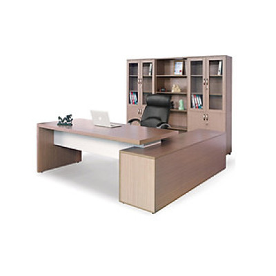 Bàn làm việc giám đốc gỗ công nghiệp Juno Sofa NT 190 BLD01 220 x 220 x 75 cm