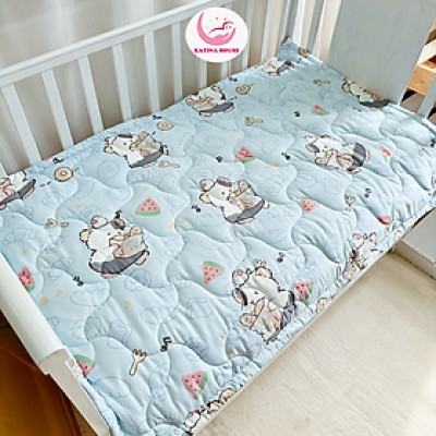 Nệm đi học mầm non Katina House cho bé 3-5 tuổi, KT 80x120cm, chất vải Tencel mềm mát