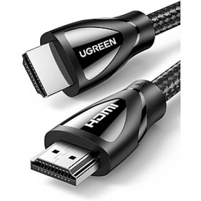 Cáp HDMI chuẩn 2.1 Ugreen 40180 dài 2M 8k 60hz 4k 120hz Hỗ trợ 48Gbps tốc độ cao HDR 10+ HDCP 2.2 HD150 Hàng chính hãng