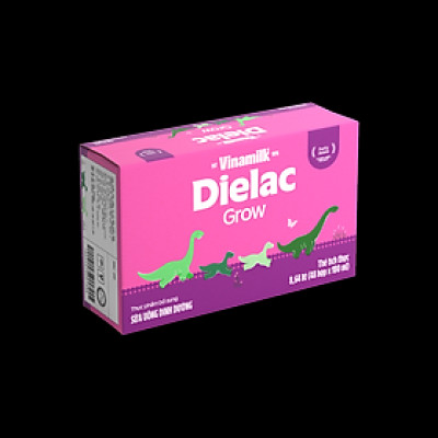 Thùng 48 Hộp Sữa Bột Pha Sẵn Vinamilk Dielac Grow 180ml