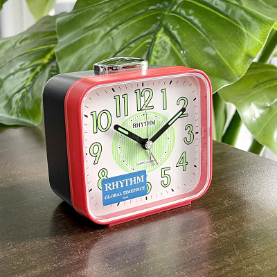 Đồng hồ Rhythm CRA629NR01 – KT: 9.3 x 9.2 x 5.8cm. Vỏ nhựa. Dùng Pin.