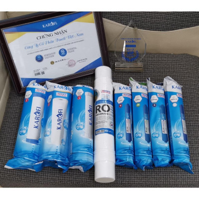 Combo 8 lõi lọc nước Karofi hàng chính hãng dùng cho máy lọc nước Karofi ERO80