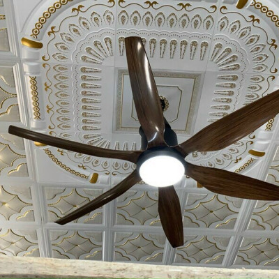 Quạt trần trang trí phòng khách hiện đại - F34