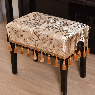 Khăn phủ đàn piano cơ đàn piano điện tử 88 phím phong cách Châu Âu cổ điển sang trọng chống bụi chống xước