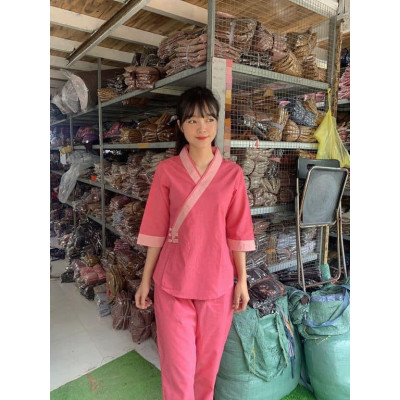 Đồ Lam Đi Chùa Phật Tử  mấu xéo nhật 3 cút