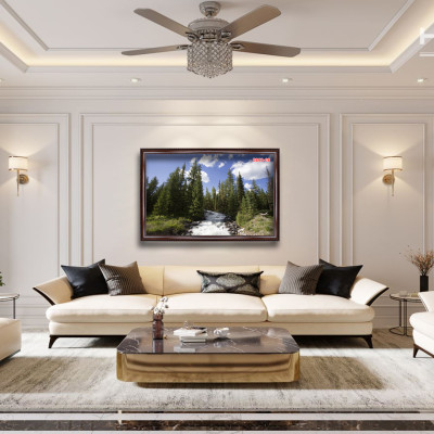 D802 01 Tranh kính Phong cảnh thiên nhiên ( được chọn mẫu)