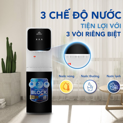 Cây nước nóng lạnh hút bình Hòa Phát HHC389 - Bảo hành 28 tháng - Hàng chính hãng