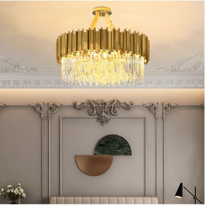 Đèn thả pha lê I kiểu dáng hiện đại, sang trọng trang trí nội thất cao cấp.