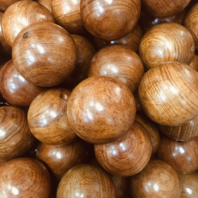 Vòng Lắc Eo Hạt Gỗ Hương Cao Cấp Hạt 6cm ( video , hình thật )