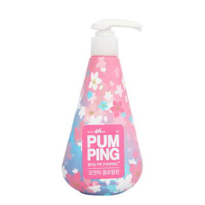 Kem đánh răng PumPing Flower hoa anh đào bảo vệ răng chắc khỏe Hàn Quốc 285g
