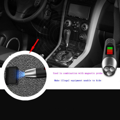 ROGTZ - RF Detector S16 Thiết bị dò Camera ẩn mini Máy nghe trộm Tín hiệu Wifi Tín hiệu GPS Tín hiệu điện thoại Phạm vi dò rộng Dải tần 100-8000MHz Độ nhạy cao Pin Lithium 3.7V 300mAh Độ bền cao Oto Văn phòng Khách sạn Nhà nghỉ Nhà ở - Hàng Chính Hãng 