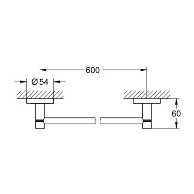 Thanh Treo Khăn GROHE ESSENTIALS - 40366001