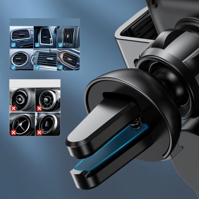 Gía đỡ điện thoại Choetech T201  tích hợp sạc không dây trên ô tô 15w - Hàng chính hãng