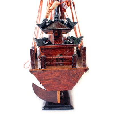 Mô hình thuyền Hạ Long gỗ cẩm 40cm