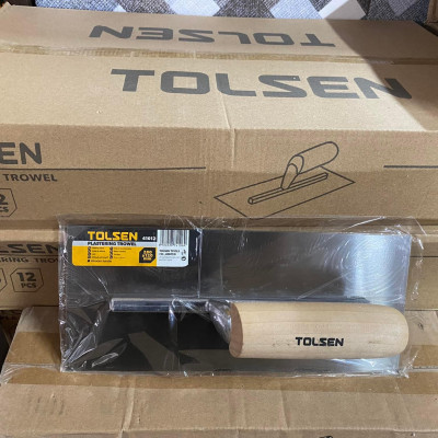 BAY VUÔNG CÁN GỖ 280X120mm TOLSEN 41012  - HÀNG CHÍNH HÃNG