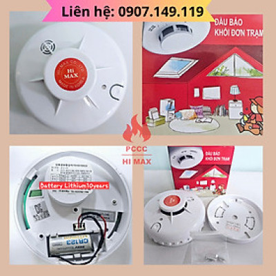 Đầu báo khói đơn trạm hi max HD1003 S (Kèm đế)