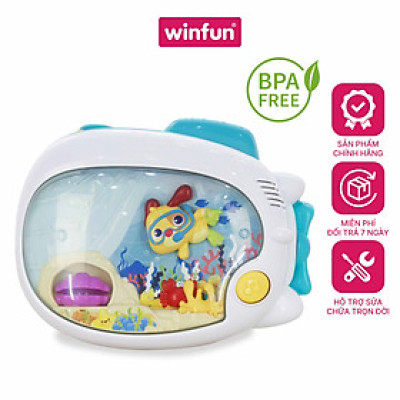 Đèn ngủ 3 chức năng, 2 chế độ nhạc - ru ngủ cho bé  từ 0 tháng tuổi Winfun 720000-NL