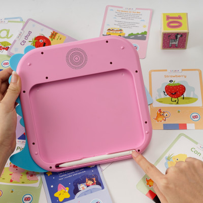 Đồ Chơi Máy Đọc Thẻ Flashcard Song Ngữ Học Tiếng Anh Lalatalk Kết Hợp Bảng Viết Tự Xóa Thông Minh - Lalala Baby