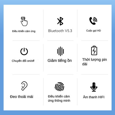 Tai Nghe Bluetooth FIRO Fi5 Pro2 - Tai Nghe Không Dây FIRO Công Nghệ Bluetooth V5.3 - Kháng Nước IPX5 - Điều Khiển Cảm Ứng Thông Minh - Âm Bass Cực Hay - Chống Ồn Cực Tốt - Tai Nghe FIRO Fi5 Pro2 Tương Thích Với Tất Cả Dòng Máy - Hàng Chính Hãng