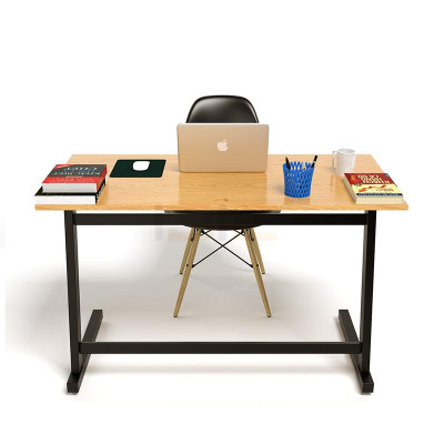 Bộ Bàn Oak-Z Vân Sồi Chân Đen Và Ghế Eames Chân Gỗ Đen IBIE TOOAZO12B-EAMSB