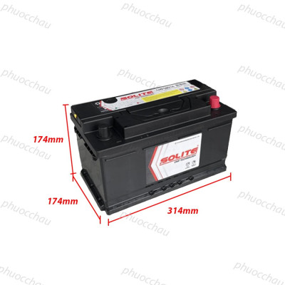 Ắc Quy Solite DIN 58014 (12V-80AH)