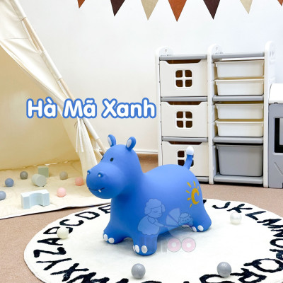 Thú nhún cho bé Umoo UM-10152 an toàn độ bền cao thiết kế bằng phẳng có độ ma sát chất liệu cao su cao cấp - Tặng kèm bơm tiện lợi