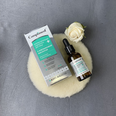 Serum và Kem dưỡng Compliment Axit Azelaic cho da dầu nhờn, xỉn màu 27ml