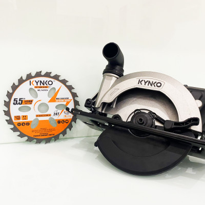 Lưỡi cưa gỗ siêu mỏng cho máy pin 24 răng đường kính Ø 140mm KYNKO WL140024