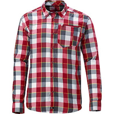 Áo sơ mi Salomon EQUATION LS SHIRT M RD/CLD/GECKO GREE - L35904500