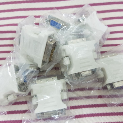 Đầu chuyển DVI to VGA - Đầu chuyển cổng DVI ra cổng VGA - Hàng chính hãng