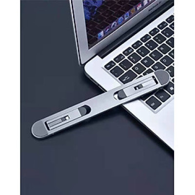Giá đỡ laptop tản nhiệt dành cho máy tính macbook hợp kim nhôm dạng dán siêu gọn - Hàng chính hãng