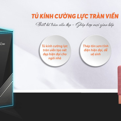 Máy lọc nước có chế độ lạnh, 7 lõi lọc hàng chính hãng Karofi Livotec 600, Màng RO 100GDP Hàn Quốc