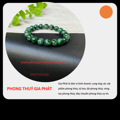 Vòng tay sơn thuỷ ngọc cẩm thạch A Myanma|phongthuygiaphat