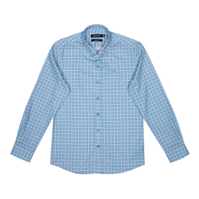 Áo sơ mi nam tay dài form ôm slim fit Khatoco A1MD468S1-CNCR173-2411-D