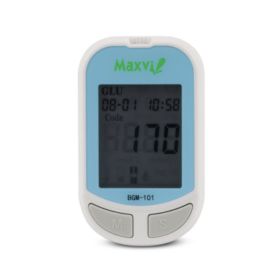 Máy đo đường huyết Maxvi BGM-101 (bộ 25 que/kim )