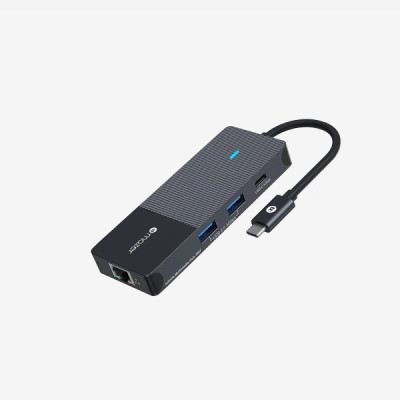 Cổng Chuyển Đổi Mazer Infinite Multimedia Pro Hub 8-in-1 USB-C - Hàng Chính Hãng