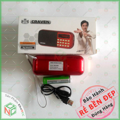 (Chữa Lành) Loa Máy Nghe Pháp KhoNCC Hàng Chính Hãng - Âm Nhạc Trong Tầm Tay - Kinh Phật, Thánh Ca, Bài Giảng, Có Thể Dùng Thẻ Nhớ, USB, Đài FM - KLM-LPCR25A