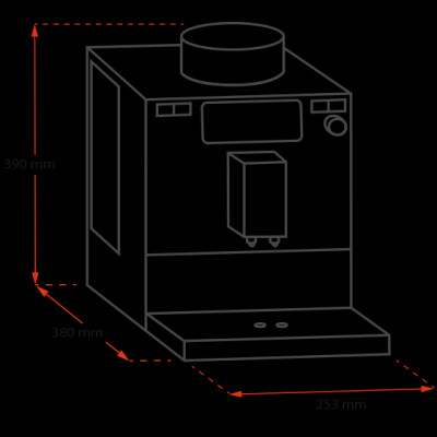 Máy pha cà phê tự động Melitta Caffeo Passione OT - Hàng nhập khẩu chính hãng 100% từ thương hiệu Melitta, Đức