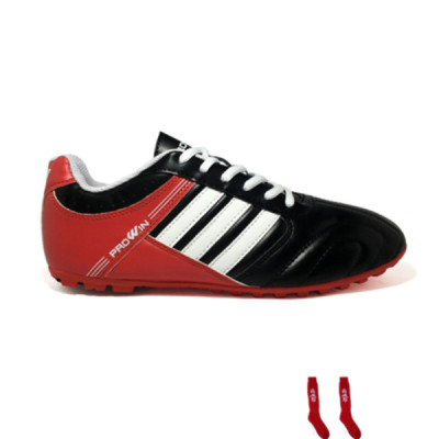 Giày Đá Bóng Sân Cỏ Nhân Tạo Prowin 3 Sọc Đen Chính Hãng