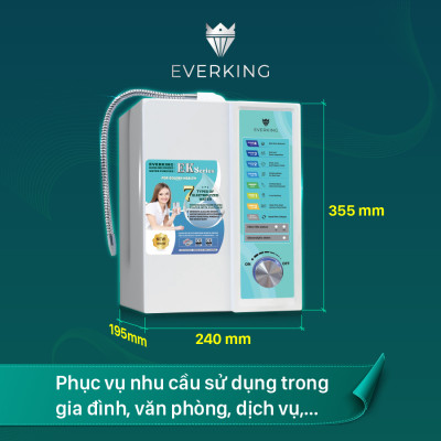 Máy Lọc Nước Điện Giải iON Kiềm EVERKING EK-711 - Hàng Chính Hãng