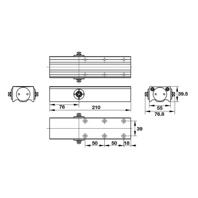 Tay Đẩy Hỏi Cùi Chỏ 100Kg EN2-5 Hafele - 931.77.139