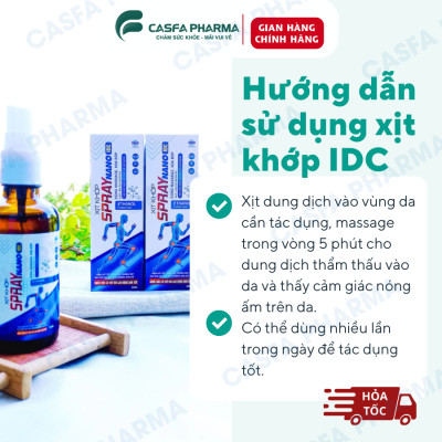 Xịt khớp SPRAY NANO IDC, hộp 50ml