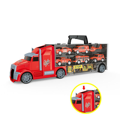 TOYSTAR - 666-03G Bộ mô hình xe ô tô chuyên chở - cứu hộ (KT 59x11x20cm)