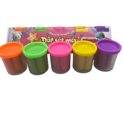 Bộ đồ chơi bột nặn màu sắc Pandy loại 5 màu thương hiệu Hàn Quốc