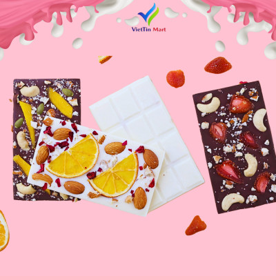 Set Nguyên Liệu Chocolate Bark Thành Phẩm 120 Viên VietTin Mart