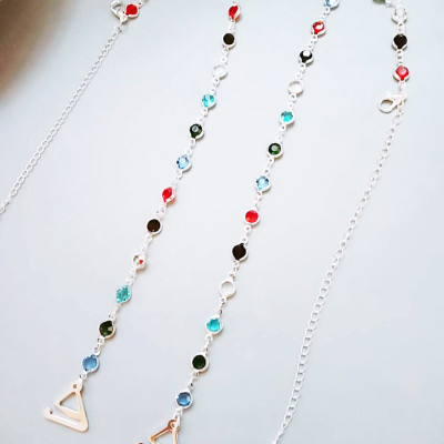 Dây đeo áo con dây giữ áo lót bra dây áo ngực hạt đá sang chảnh