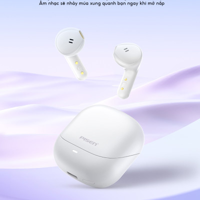 Tai nghe Bluetooth PISEN C2 ANC ENC True wireless, Kim Ánh cho dùng thử 30 ngày, hàng chính hãng, bảo hành 18 tháng