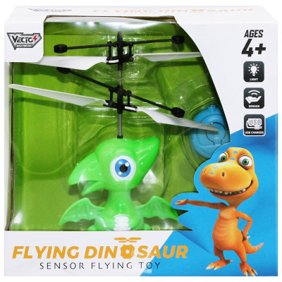 Đồ Chơi Khủng Long Bay Cảm Biến - Vecto VT2240B - Màu Xanh