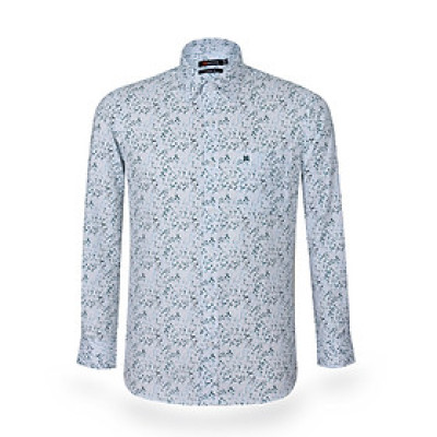 Áo sơ mi nam tay dài form suông Khatoco A1MD568T1-CNIN322-2504-D công nghệ NANO mới